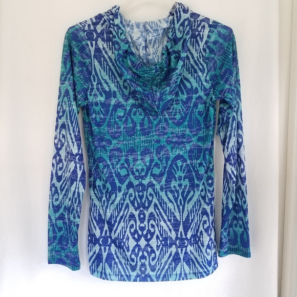 Balance Collection Blue Burnout Hoodie - Picture 3 of 7